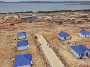 Potret Kampung Nelayan Modern Mulai Dibangun di Pesisir Rempang Potret Kampung Nelayan Modern Mulai Dibangun di Pesisir Rempang