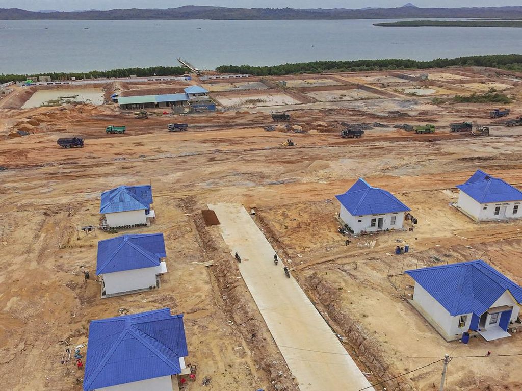 Potret Kampung Nelayan Modern Mulai Dibangun di Pesisir Rempang Potret Kampung Nelayan Modern Mulai Dibangun di Pesisir Rempang