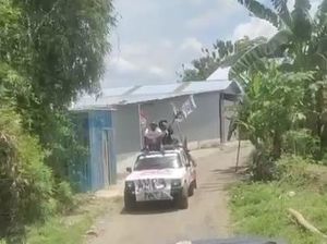 Massa Konvoi Keliling Pati Jelang Paripurna Pemakzulan Bupati Sudewo