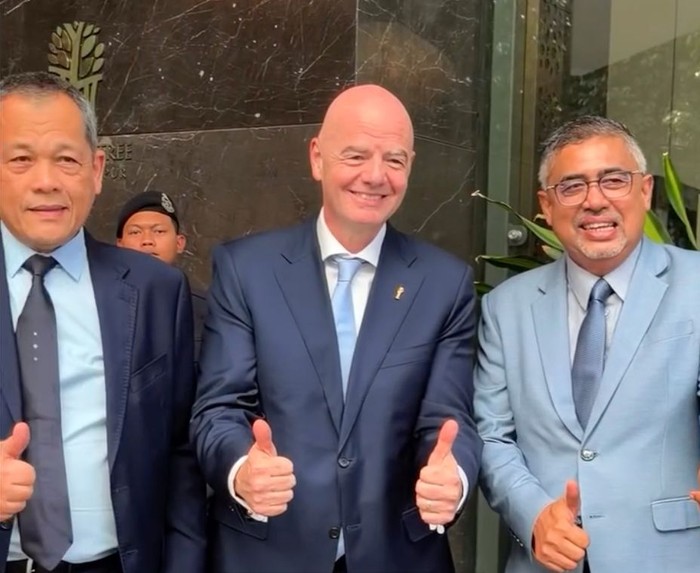 Noor Azman Rahman dan Gianni Infanfino Noor Azman Rahman dan Gianni Infanfino