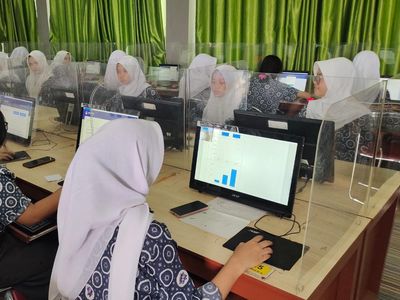 Potret Uji Coba Tes Kemampuan Akademik (TKA) di SMAN 3 Palembang