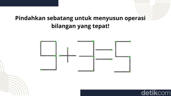 Kalau Punya Otak Jenius, Harusnya Sih Mudah Jawab Soal Logika Batang Korek Ini!