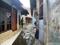 Tanggul Baswedan Jebol, 10 RT di Jati Padang Terendam Banjir-2 Rumah Rusak