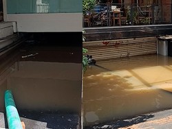 Video: Basement 2 Gedung di Kemang Jaksel Masih Terendam Banjir