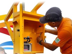 BPBD Makassar Pasang Alat Peringatan Dini Banjir di 3 Sungai BPBD Makassar Pasang Alat Peringatan Dini Banjir di 3 Sungai