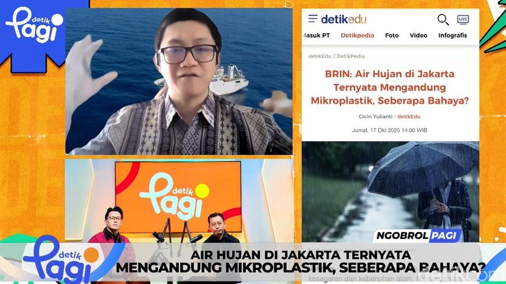 Video: Air Hujan di Jakarta Ternyata Mengandung Mikroplastik, Seberapa Bahaya? Video: Air Hujan di Jakarta Ternyata Mengandung Mikroplastik, Seberapa Bahaya?