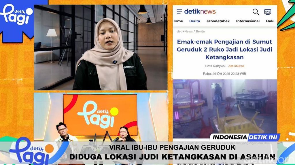 Video: Viral Ibu-ibu Pengajian Geruduk Diduga Lokasi Judi Ketangkasan di Asahan Video: Viral Ibu-ibu Pengajian Geruduk Diduga Lokasi Judi Ketangkasan di Asahan