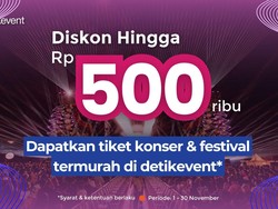 Potongan hingga 500 Ribu! Beli Tiket DWP Termurah Hanya di detikevent