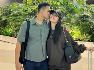 Peluk Cium Drajad Djumantara Ditinggal Febby Rastanty Maraton ke New York Peluk Cium Drajad Djumantara Ditinggal Febby Rastanty Maraton ke New York