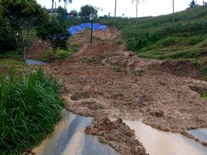 Diterjang Longsor, Akses Tulungagung-Trenggalek via Pagerwojo Putus
