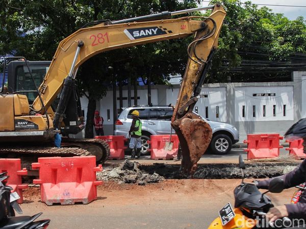 Tambah Lagi Proyek Galian di Jakarta, Kini di Pondok Pinang