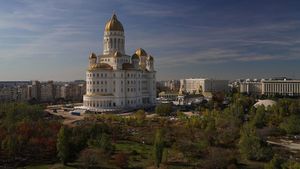 Wujud Gereja Ortodoks Terbesar Dunia, Menjulang 127 Meter
