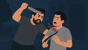 Pria Diduga ODGJ Ngamuk di Grobogan Jateng, 6 Orang Dibacok