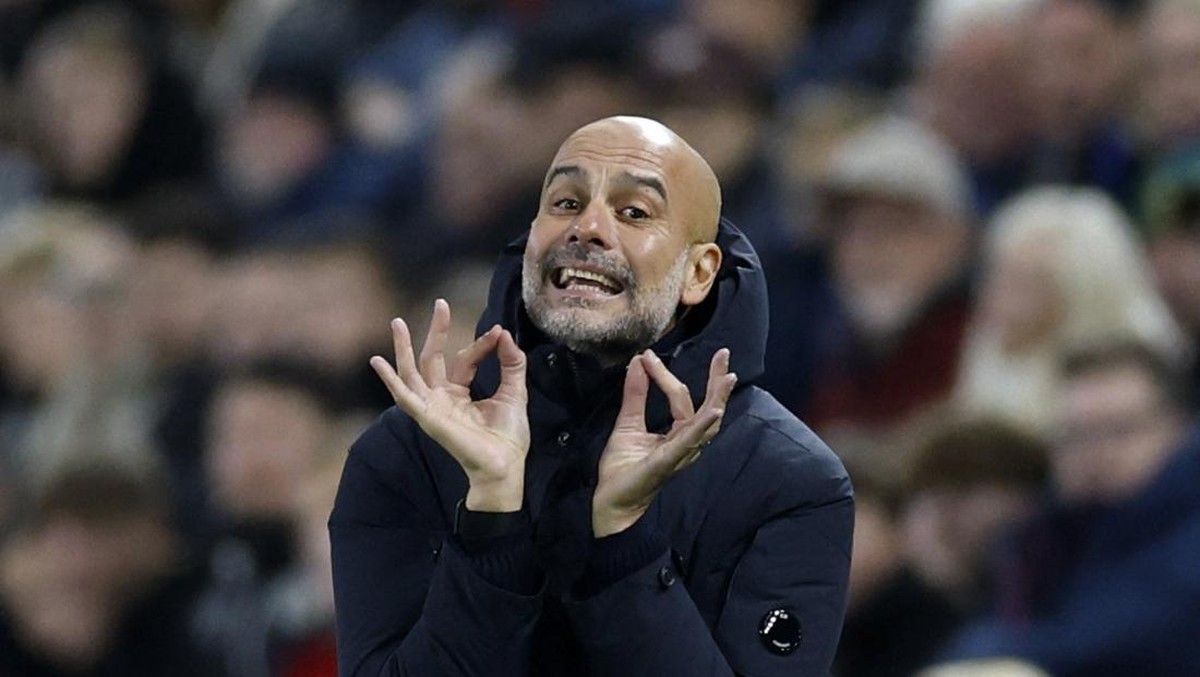 Pep Guardiola yakin Man City akan segera balik ke papan atas. (Action Images via Reuters/Peter Cziborra)