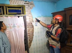 4 Rumah di Batang Rusak Terdampak Gempa Wonosobo