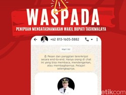 Awas Penipuan Mengatasnamakan Wabup Tasikmalaya Awas Penipuan Mengatasnamakan Wabup Tasikmalaya