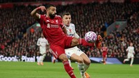 Menjamu Aston Villa di Anfield, Minggu (2/11/2025) dini hari WIB, The Reds menang meyakinkan dengan skor 2-0 pada lanjutan pekan ke-10 Liga Inggris. REUTERS/Phil Noble