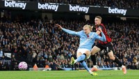 Brace Haaland Bawa Man City Ungguli Bournemouth 2-1 di Babak I
