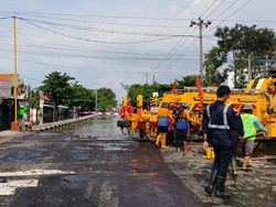 Jalan Kaligawe Semarang Buka-Tutup untuk Perbaikan Rel, Simak Jadwalnya