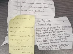 Siswa Penerima MBG Pangkalpinang Kirim Surat Cinta dan Request Menu