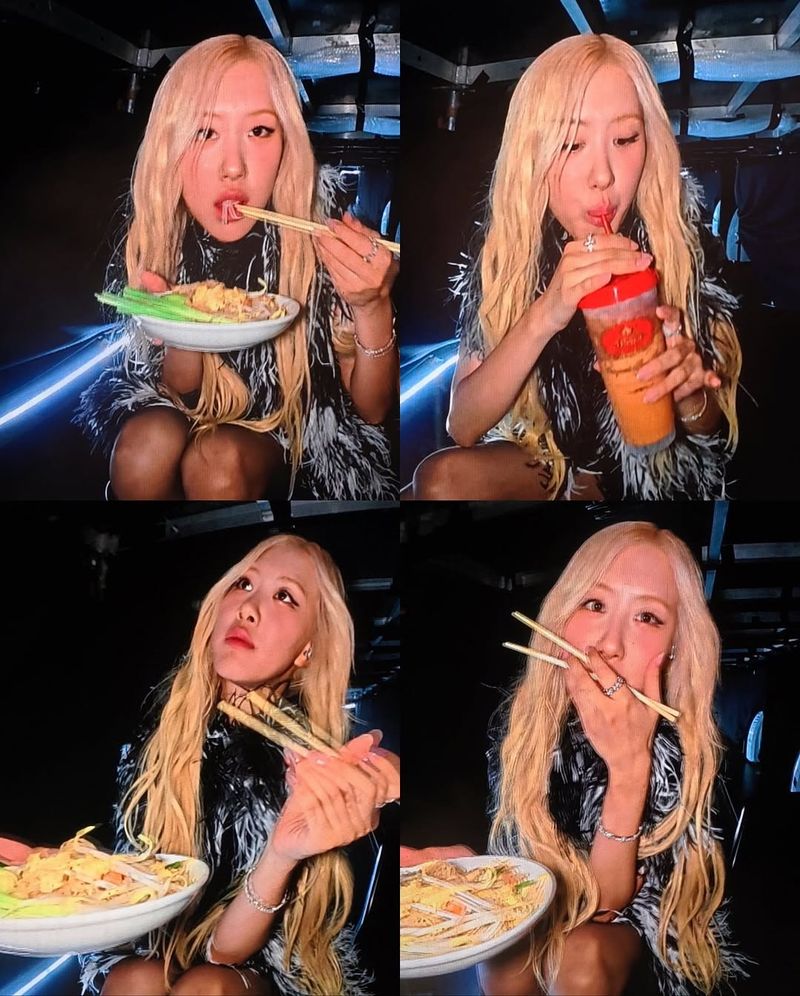 Rose BLACKPINK cicip berbagai kuliner Rose BLACKPINK cicip berbagai kuliner