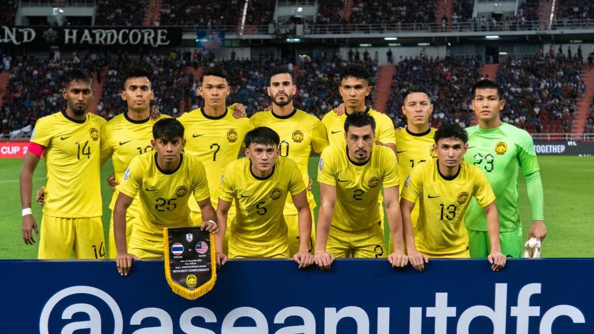 Ranking FIFA Timnas Malaysia diprediksi terjun bebas setelah hasil laga melawan Vietnam dan Nepal diputus kalah 0-3. (Foto: SOPA Images/LightRocket via Gett/SOPA Images)