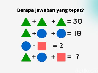 4 Soal Ini Sih Katanya Easy Banget Buat yang Jago Matematika, Kamu Termasuk?