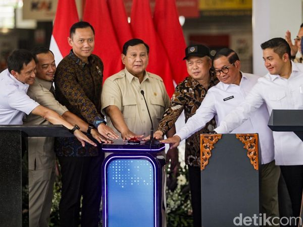 Bareng AHY-Pramono, Prabowo Resmikan Stasiun Tanah Abang Baru