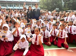 Mischka dan Devon Konsisten Wujudkan Sejuta Impian Anak Indonesia