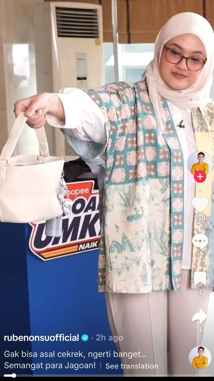 Dukungan Ruben Onsu untuk Grand Final Shopee Jagoan UMKM Naik Kelas