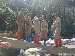 Video Pramono soal Tanggul Baswedan Dibangun Tahun 2022 Tapi Sudah Jebol