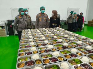 Kapolresta Sidoarjo Pastikan Dapur SPPG di Porong Higienis dan Sehat