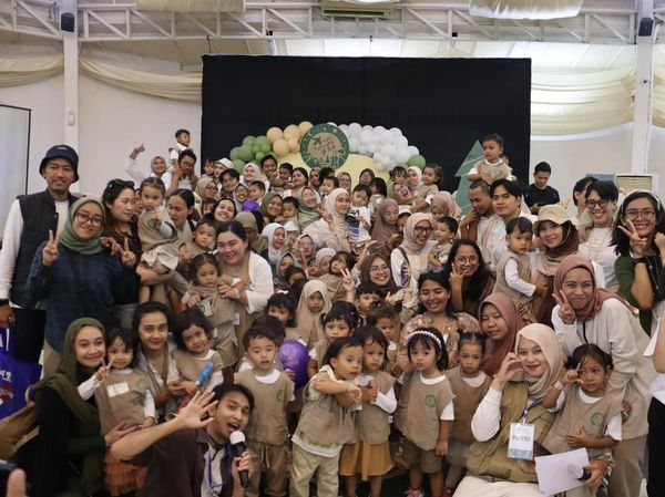 Anak-anak sampai orang tua full senyum di Auby Explorer Festival 3.0