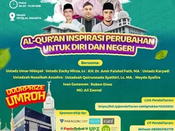 Tabligh Akbar One Day One Juz Bakal Diramaikan Pendakwah hingga Artis