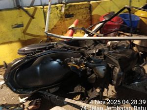 Pemotor Kecelakaan di Taman Sari Jakbar, Korban Terluka