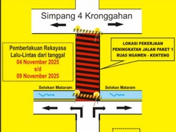 Jalan Kabupaten Ruas Ngawen-Kenteng Ditutup Mulai Hari Ini