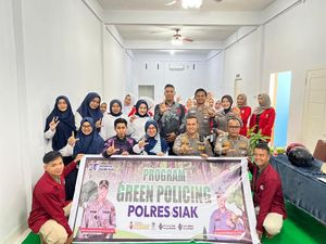 Sosialisasi Green Policing, Polres Siak Ajak Mahasiswa Hijaukan Kampus