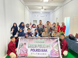 Sosialisasi Green Policing, Polres Siak Ajak Mahasiswa Hijaukan Kampus
