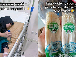 Viral Curhat Wanita Pekalongan Keracunan Enoki, Berujung Dilarikan ke IGD