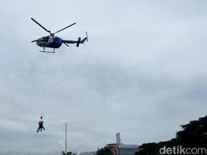 Helikopter hingga K-9 Dikerahkan Saat Gempa Guncang Bandung