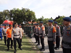 Apel Kesiapan Darurat Bencana, Kapolda Bali Minta Personel Siaga 24 Jam