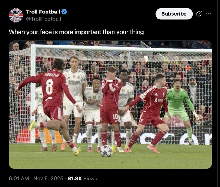Meme Liverpool vs Real Madrid