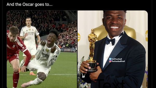 Meme Kocak Liverpool Vs Madrid: Vinicius Layak Dapat Oscar!