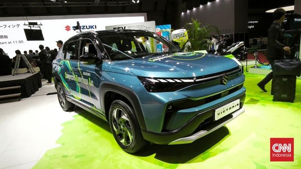 SUV Victoris berteknologi Compressed Biomethane Gas (CBG) mejeng di Japan Mobility Show (JMS) 2025.