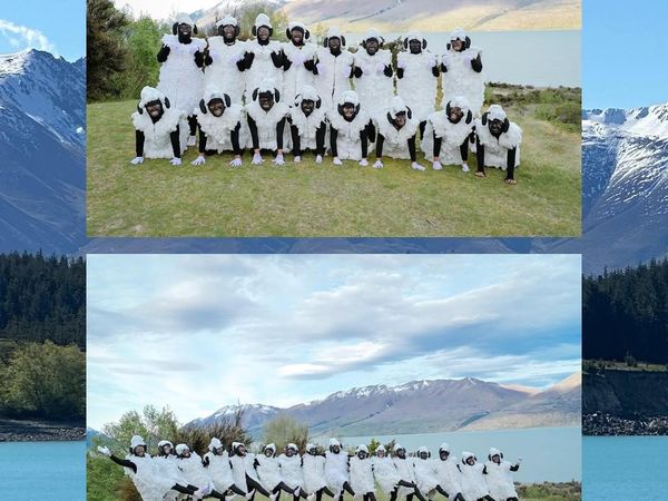 Ngakak! The Prediksi dan Bedain Cosplay Jadi Shaun the Sheep di New Zealand