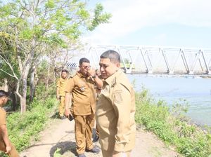 Appi Tinjau Lahan Pembangunan Jembatan Baru di Barombong Makassar