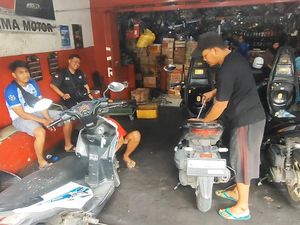 Bengkel Rujukan Pertamina di Pasuruan Diserbu Warga yang Motornya Brebet