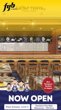 Video: Restoran Tendon Tenya Jepang Resmi Masuk Indonesia, Grand Opening Nov 2025