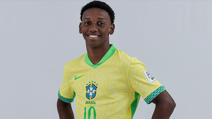 Gabriel Mec, salah satu bintang Brasil di Piala Dunia U-17 2025.