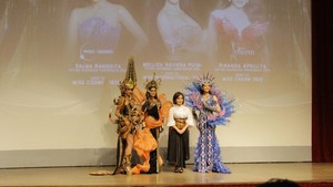 Kostum Nasional 3 Puteri Indonesia 2025, Bawa Tradisi Toraja Hingga Raja Ampat